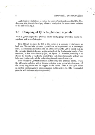 Quantum dot cavity phonon | PDF
