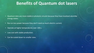 Quantum dot laser | PPTX