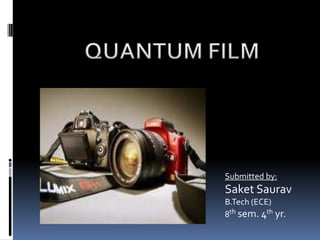 Submitted by:

Saket Saurav
B.Tech (ECE)
8th sem. 4th yr.

 