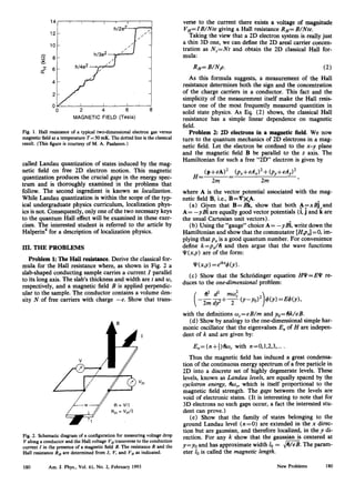 Quantum hall effect | PDF