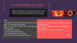 Understanding the Quantum Hall Effect: Principles and Applications in ...