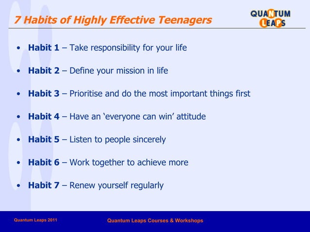 Quantum Leaps Introduction Ppt