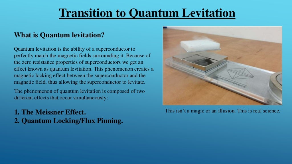 Quantum levitation