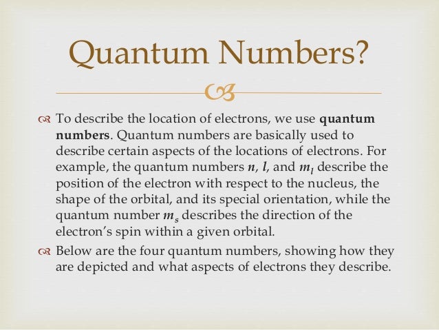 quantum mechanical model