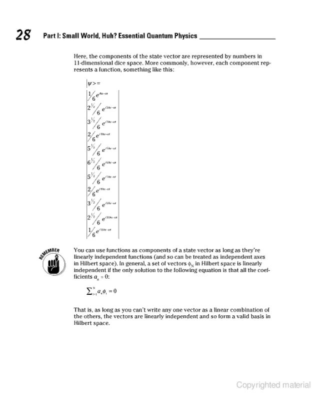 Quantum physics for dummies