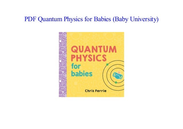 quantum physics for babies
