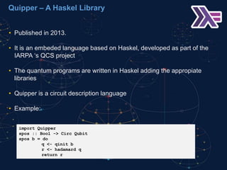 Quantum programming | PPTX