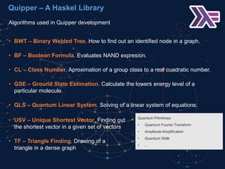 Quantum programming | PPTX | Programming Languages | Computing