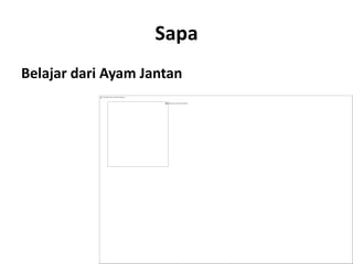 Sapa
Belajar dari Ayam Jantan

 