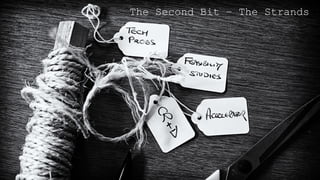 UK Research
and Innovation
The Second Bit – The Strands
 