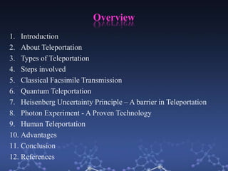 Quantum teleportation | PPTX