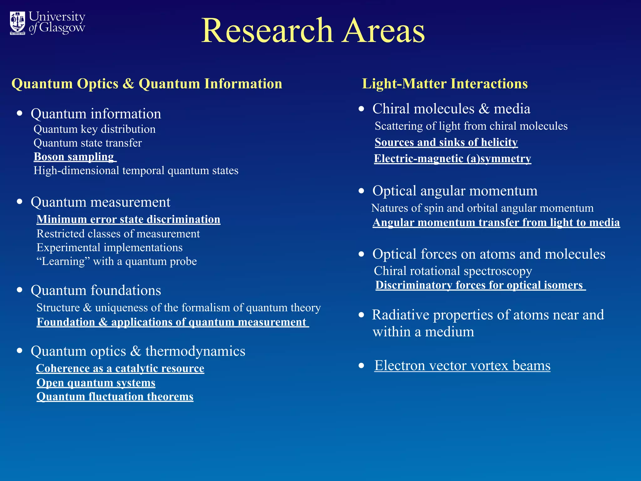 Quantum theory research overview | PDF