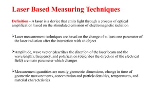 Quantum well and laser measuring techniques.pptx