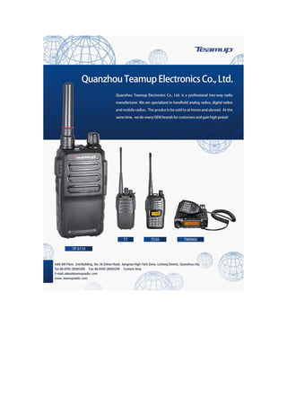 Quanzhou Teamup Electronics Co., Ltd