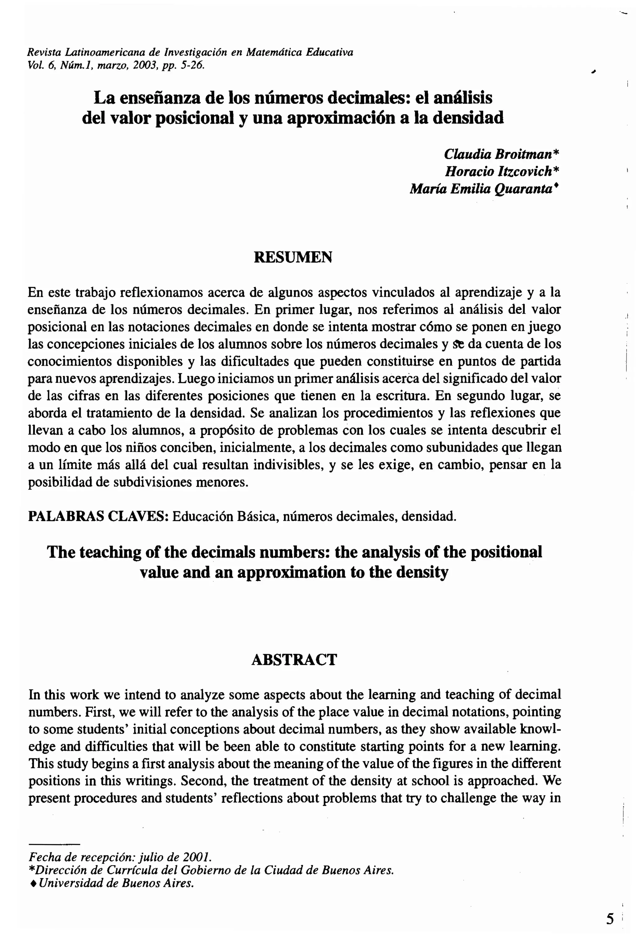 Quaranta broitman-itzcovich-decimales