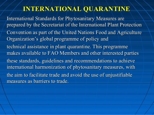 international quarantine ppt Egyptian plant quarantine ppt video online download.