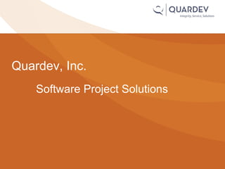 Software Project Solutions Quardev, Inc. 