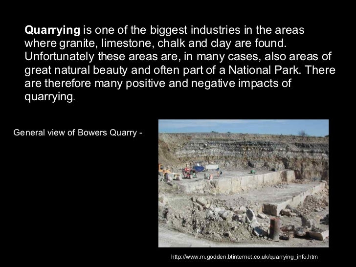 Quarrying