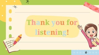 Thank you for
listening!
 