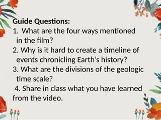 Comprehensive Overview of Evolution and Geologic Time in Biology | PPTX