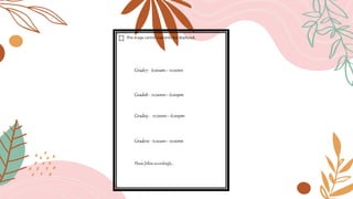 Grade7- 6:00am– 12:00nn
Grade8 - 12:00nn– 6:00pm
Grade9 - 12:00nn– 6:00pm
Grade10 - 6:00am–12:00nn
Please follow accordingly…
 