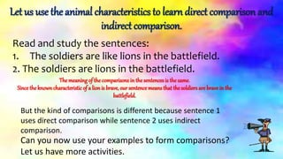 Direct Comparisons Examples QUARTER 1 WEEK 4 ENGLISH 6.pptx