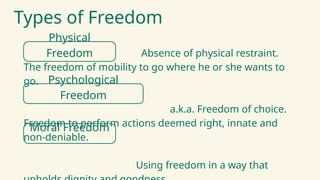 Quarter 2 - Lesson 1 - Freedom of a Human Person.pptx