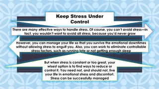 COPING WITH STRESS IN MIDDLE AND LATE ADOLESCENCE | PPTX