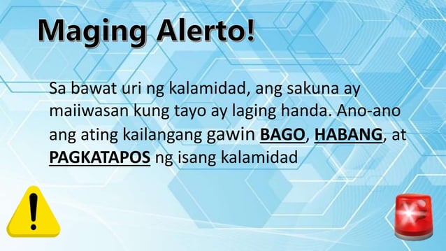 Mga kalamidad | PPTX