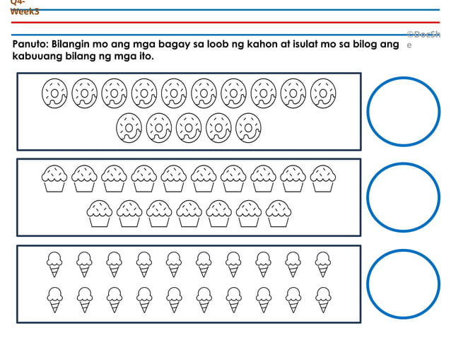 NUMERACY WORKSHEETS for kindergarten Matatag | PPTX