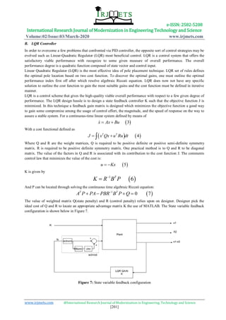 Quarter car active suspension systemdesign using optimal and robust ...