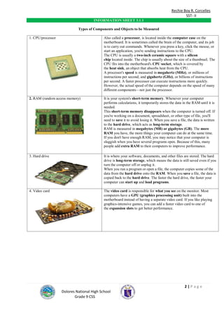 Quarter ii css 9 | PDF
