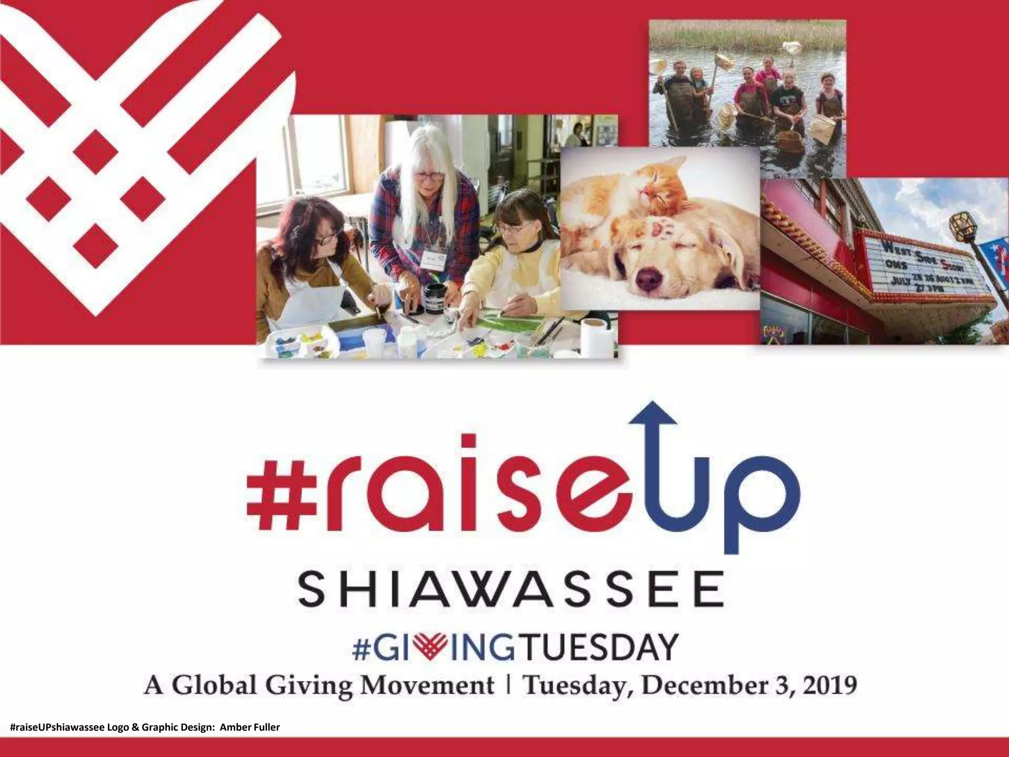 #raiseUPshiawassee Logo & Graphic Design: Amber Fuller
 