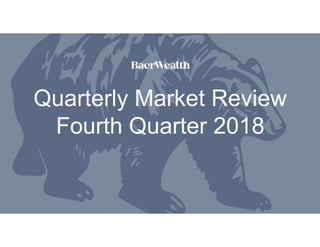 1
Quarterly Market Review
Fourth Quarter 2018
 