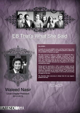 Quarterly Newsletter - AIESEC