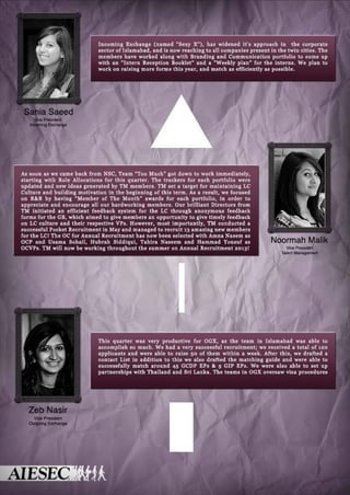 Quarterly Newsletter - AIESEC