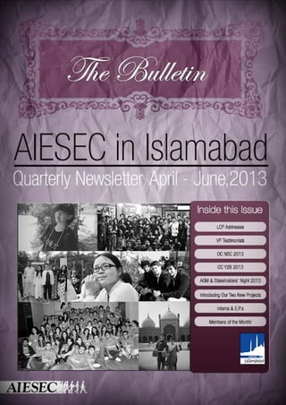 Quarterly Newsletter - AIESEC