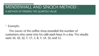 Quartiles of Ungrouped Data Math 10.pptx