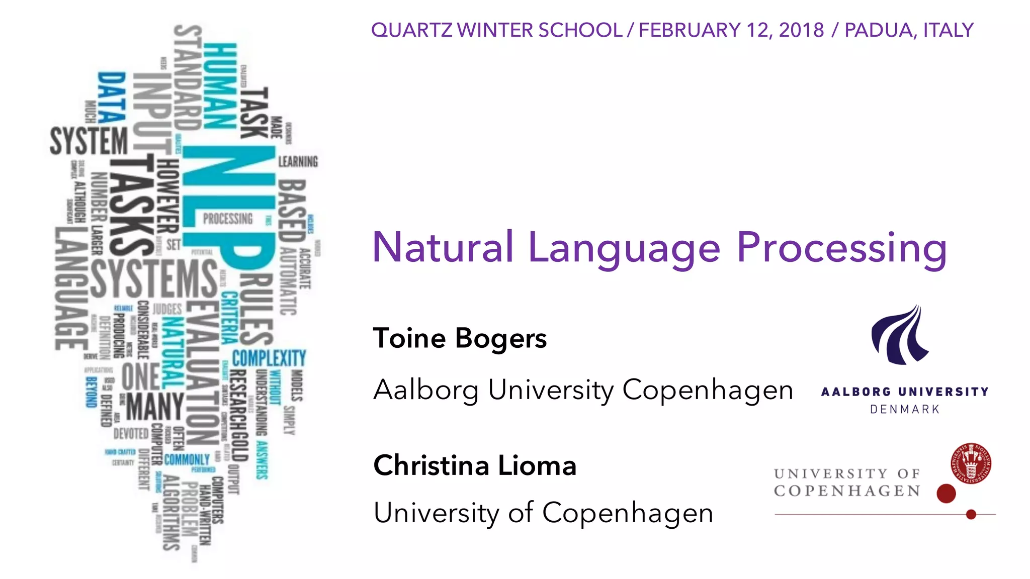Natural Language Processing | PPT