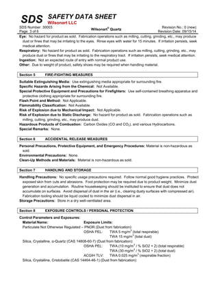 Material Safety Data Sheet (MSDS) - Fit Fruit and Vegetable Wash
