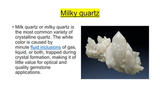 Quartz Science Quartz assignment | PDF