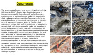Quartz Science Quartz assignment | PDF