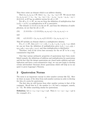 Quaternion algebra | PDF