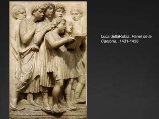 Luca dellaRobia, Panel de la Cantoría,  1431-1438