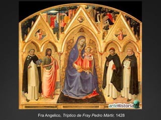Fra Angelico, Tríptico de Fray Pedro Mártir, 1428