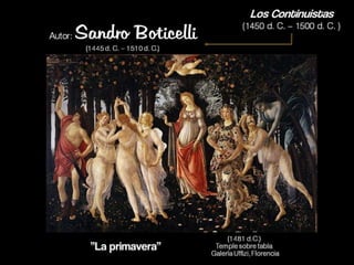 Quattrocento obras continuistas