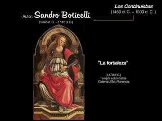 Quattrocento obras continuistas