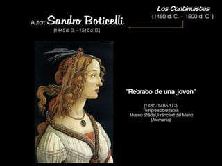 Quattrocento obras continuistas