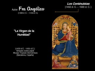 Quattrocento obras continuistas