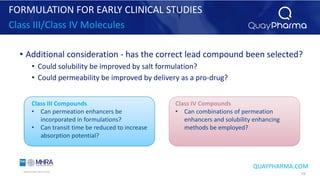MDC Connects: Designing formulations for early stage pre-clinical and ...
